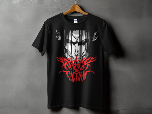 Classic Anime Series T-Shirts - Attack on Titans - Attack Titan Fury