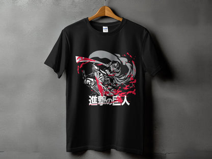 Classic Anime Series T-Shirts - Attack on Titans - Captain Levi