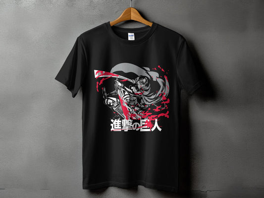 Classic Anime Series T-Shirts - Attack on Titans - Captain Levi