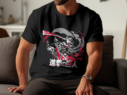 Classic Anime Series T-Shirts - Attack on Titans - Captain Levi