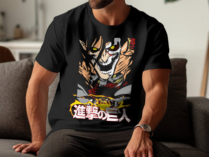 Classic Anime Series T-Shirts - Attack on Titans - Eren Yeager