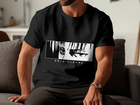 Classic Anime Series T-Shirts - Attack on Titans - Levi