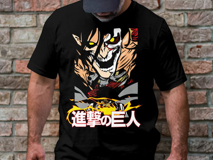 Classic Anime Series T-Shirts - Attack on Titans - Eren Yeager