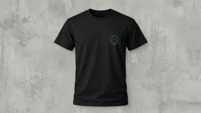 IIM SHILLONG - BLACK DELULU - PREMIUM 210 GSM REGULAR T-SHIRT