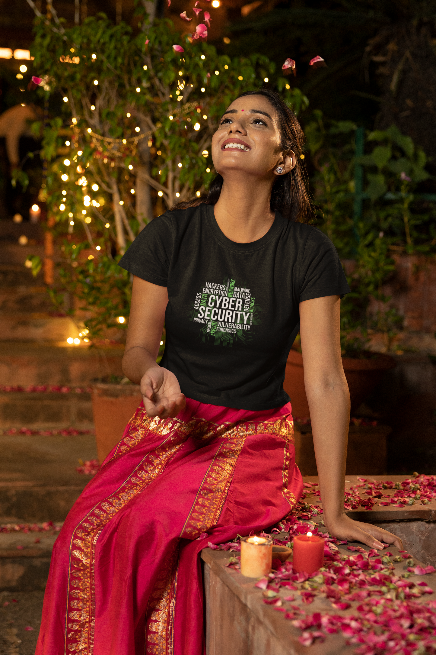 IIIT BHOPAL - PREMIUM 260 GSM OVERSIZE CROP TOP - CYBER GREEN