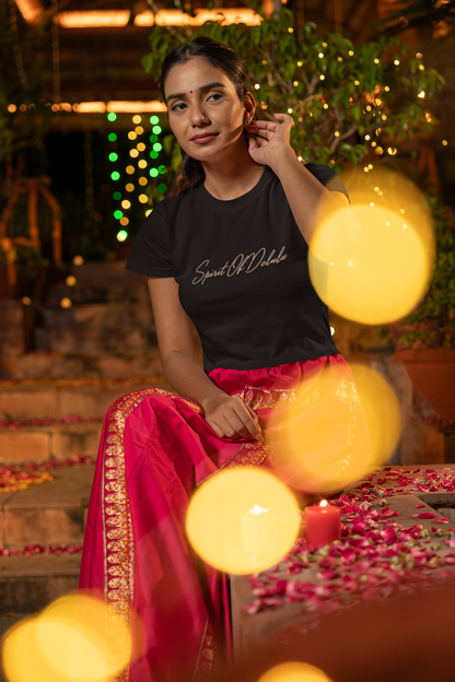 IIM SHILLONG - PREMIUM 260 GSM OVERSIZE CROP TOP - SPIRIT OF DELULU