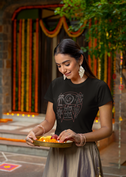 NIT NAGALAND - PREMIUM 260 GSM OVERSIZE CROP TOP - ELEMENTAL