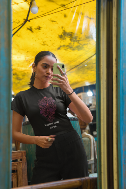 AIIMS MANGALGIRI - PREMIUM 260 GSM OVERSIZE CROP TOP - RIBS & ROSE