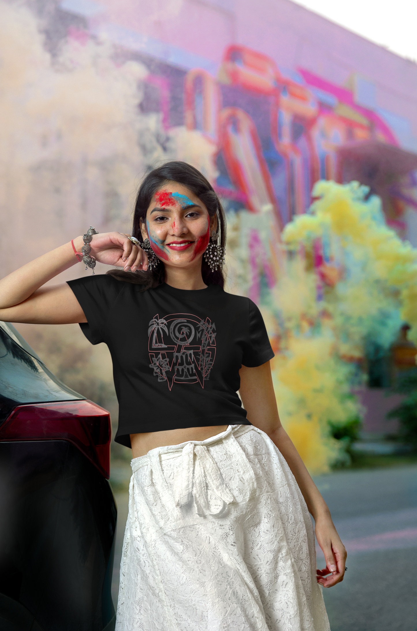 NIT NAGALAND - PREMIUM 260 GSM OVERSIZE CROP TOP - ELEMENTAL