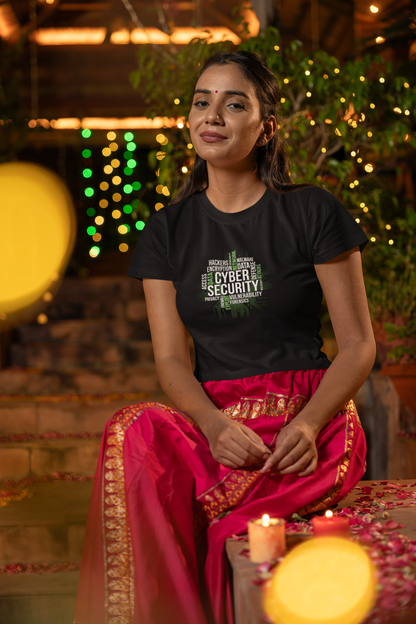 IIIT BHOPAL - PREMIUM 260 GSM OVERSIZE CROP TOP - CYBER GREEN