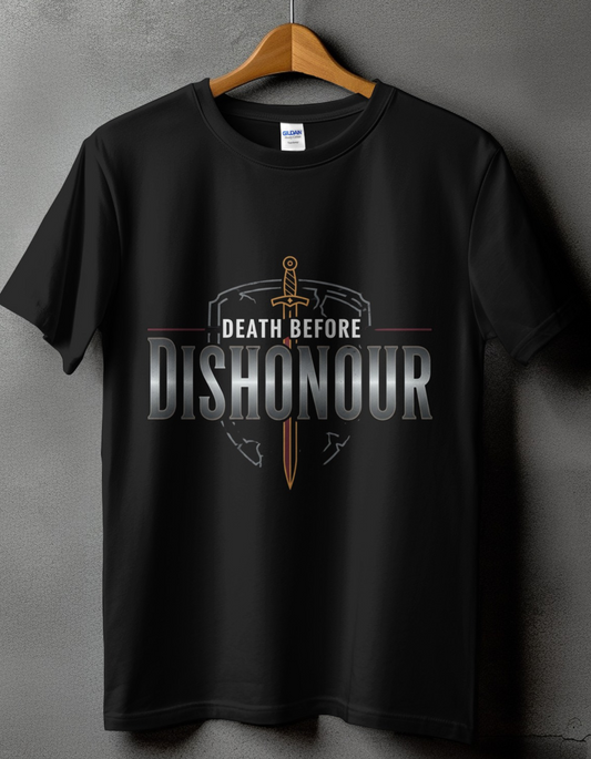 Classic Tees  - Cool Qs -Death vs Dishonor