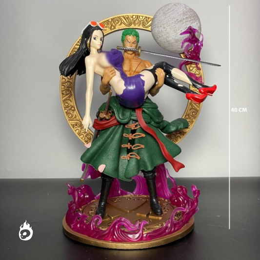 Premium Roronoa Zoro and Nico Robin Team-Up Figurine - One Piece