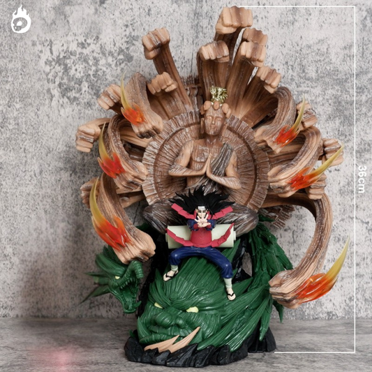 Premium Hashirama Senju Wood Style Dragon 35cm Figurine - Naruto Shippuden