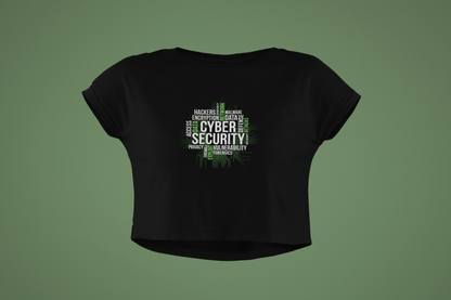 IIIT BHOPAL - PREMIUM 260 GSM OVERSIZE CROP TOP - CYBER GREEN