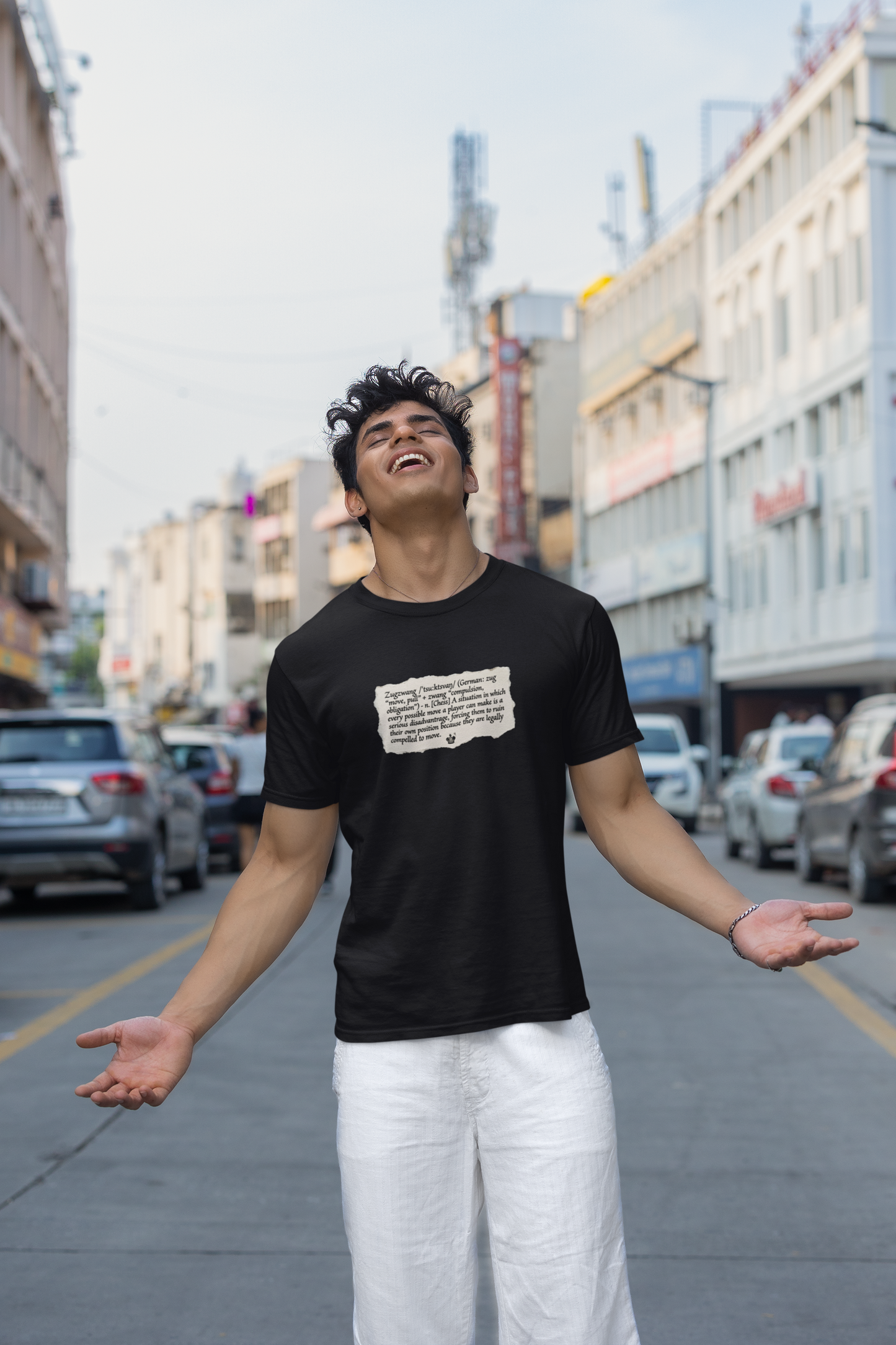 The "Zugzwang" Definition - Regular Fit - BLACK