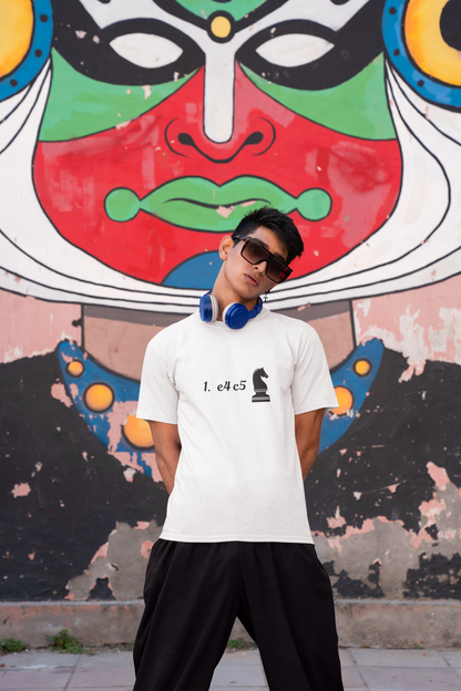 The Sicilian Code" Minimalist - Regular Fit - WHITE