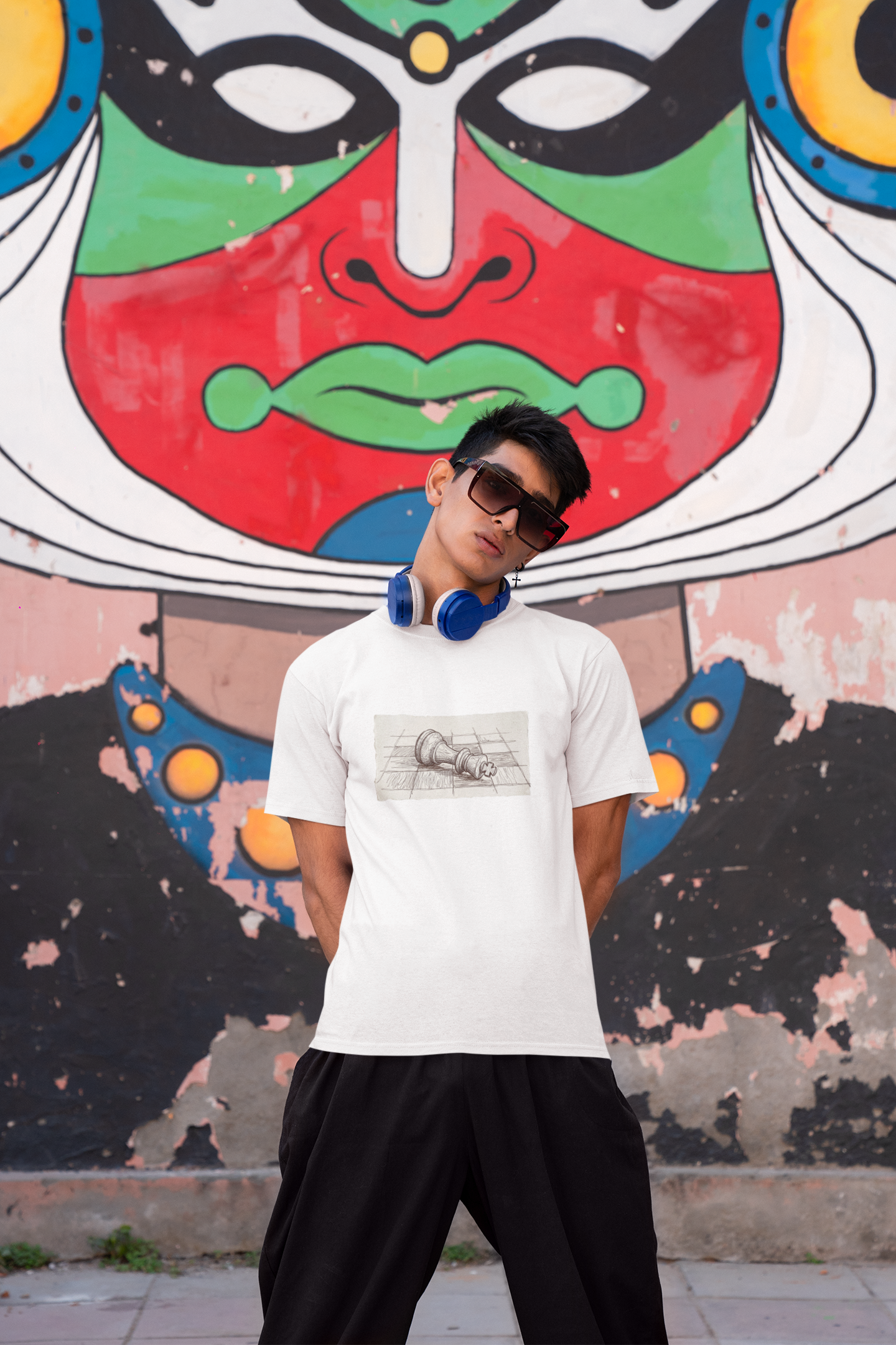 "The Fallen King" Vintage - Regular Fit - WHITE