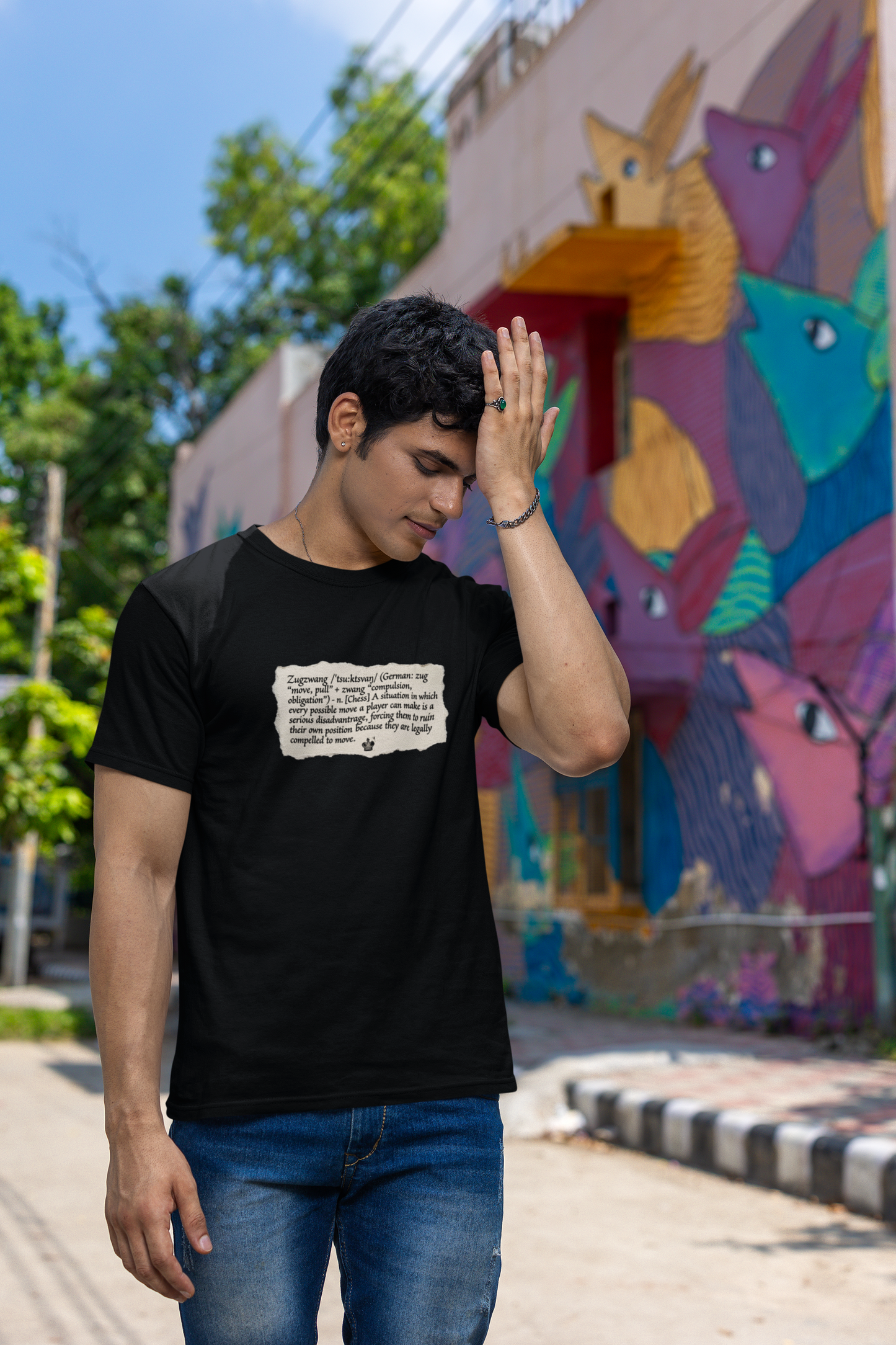 The "Zugzwang" Definition - Regular Fit - BLACK