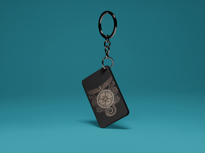 IIT DELHI - THE EMBLEM - PREMIUM UV PRINTED KEYCHAIN