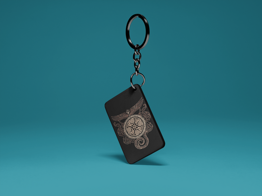 IIT DELHI - THE EMBLEM - PREMIUM UV PRINTED KEYCHAIN