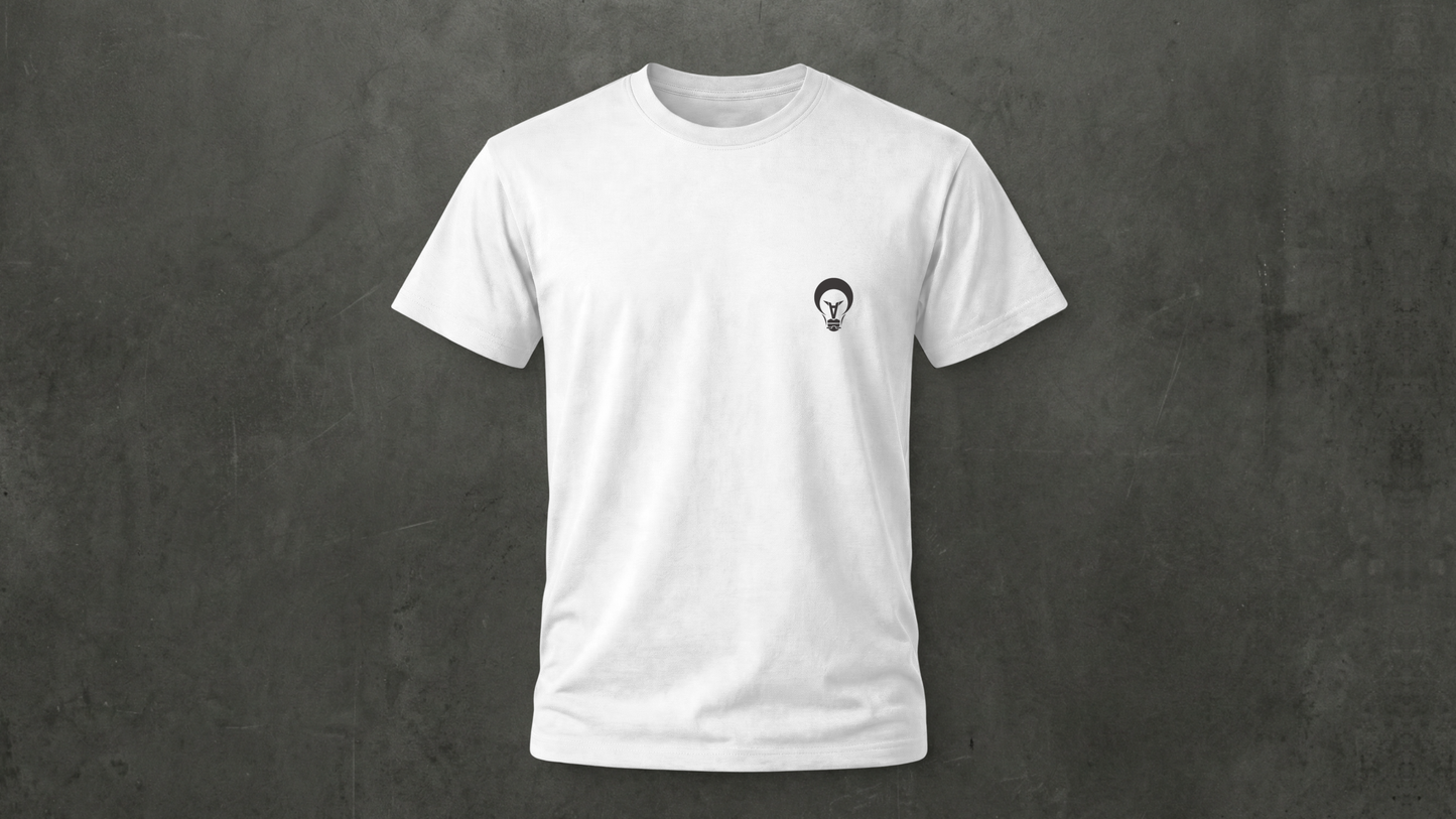 NIT SIKKIM  - WHITE CYBERMIND  - REGULAR FIT 210 GSM T-SHIRT