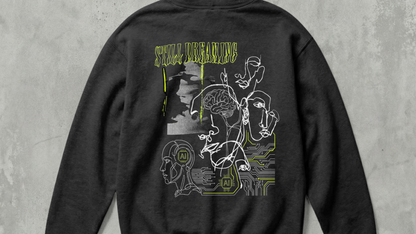 NIT SIKKIM  - BLACK DREAMING - 320 GSM HOODIE