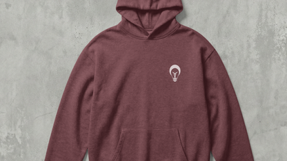 NIT SIKKIM  - WINE AI POWER - 380 GSM EXPORT QUALITY HOODIE