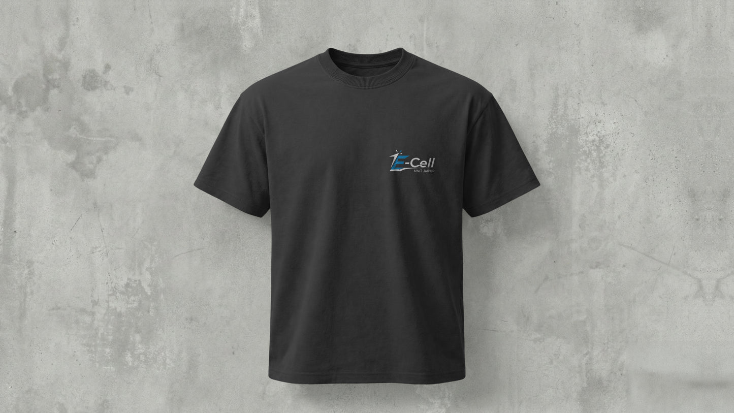 NIT JAIPUR - PREMIUM 210 GSM T-SHIRT - CLASSIC BLACK