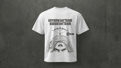 IIT PATNA - THE SUN WARIOR- PREMIUM REGULAR TSHIRTS -  WHITE