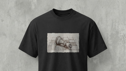 "The Fallen King" Vintage - Regular Fit - BLACK