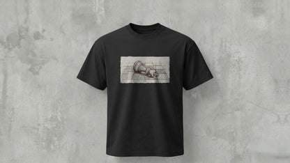 "The Fallen King" Vintage - Regular Fit - BLACK