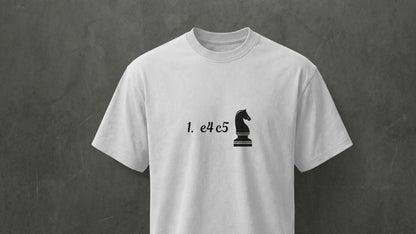 The Sicilian Code" Minimalist - Regular Fit - WHITE