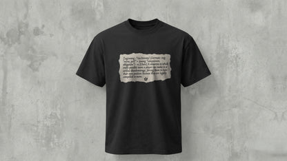 The "Zugzwang" Definition - Regular Fit - BLACK