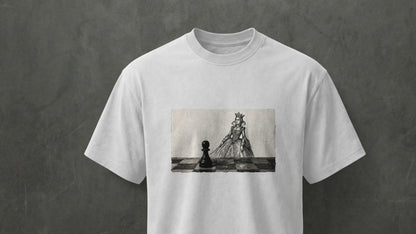 "The Pawn's Ambition" Vintage - Regular Fit - WHITE