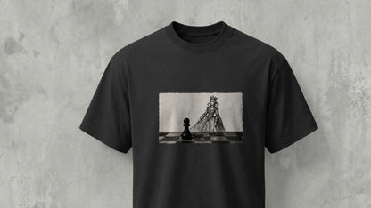 "The Pawn's Ambition" Vintage - Regular Fit - BLACK