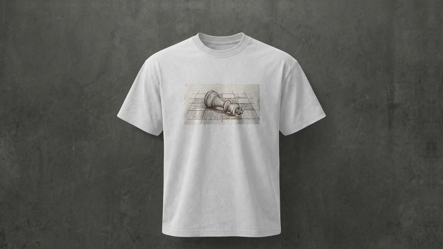 "The Fallen King" Vintage - Regular Fit - WHITE