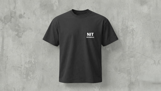 NIT ROURKELA - MINIMILISTIC - PREMIUM 200 GSM REG FIT T-SHIRT - BLACK