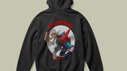 IIT KANPUR "Neon Groove" Premium 350 GSM - Black Hoodie