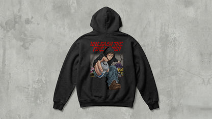IIT KANPUR "The Fire" Premium 350 GSM - Black - Hoodie