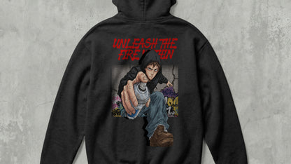 IIT KANPUR "The Fire" Premium 350 GSM - Black - Hoodie