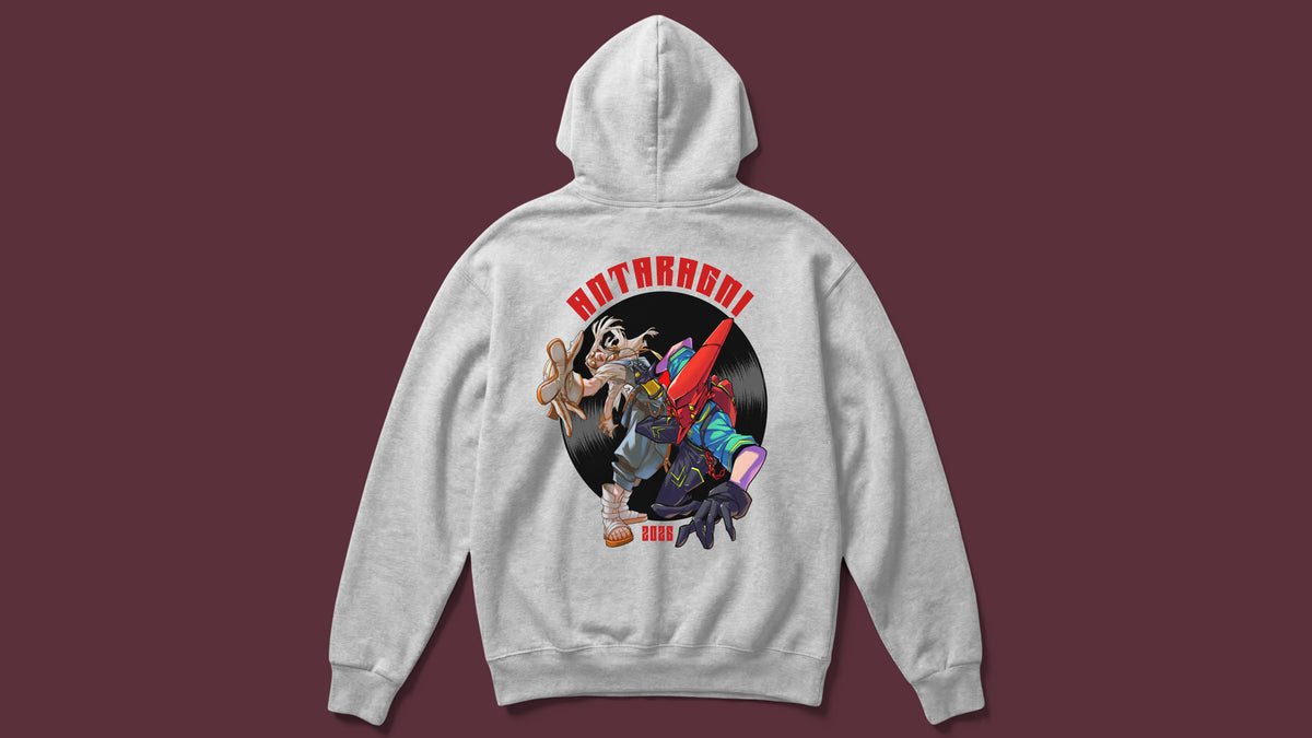 IIT KANPUR "NEON GROOVE" Premium 350 GSM - White Hoodie