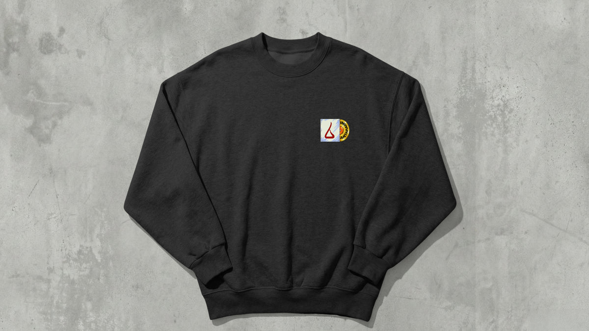 IIT KANPUR "The Classic" Premium 280 GSM - Black - Sweat Shirt