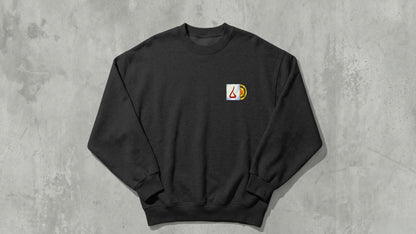 IIT KANPUR "The Classic" Premium 280 GSM - Black - Sweat Shirt