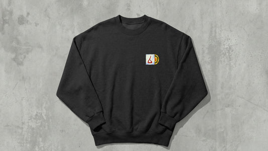 IIT KANPUR "The Classic" Premium 280 GSM - Black - Sweat Shirt