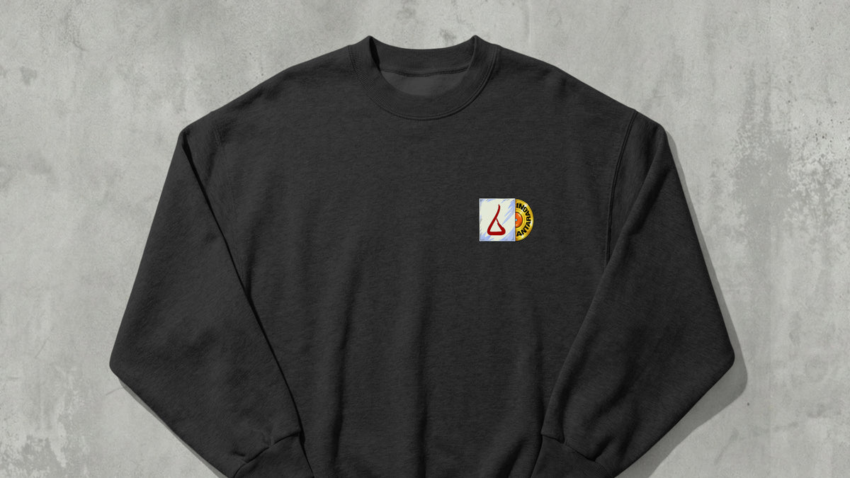 IIT KANPUR "The Classic" Premium 280 GSM - Black - Sweat Shirt