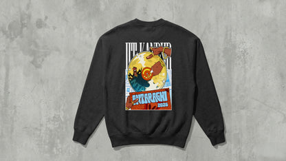 IIT KANPUR "Golden Record" Premium 280 GSM - Black - Sweat Shirt