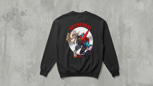 IIT KANPUR "NEON GROOVE" Premium 280 GSM - Black - Sweat Shirt