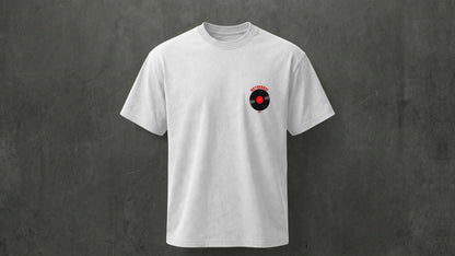 IIT KANPUR "Minimal Record" Premium 200 GSM - White Regular T-Shirt