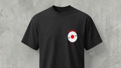 IIT KANPUR "Minimal Record" Premium 200 GSM - Black Regular T-Shirt