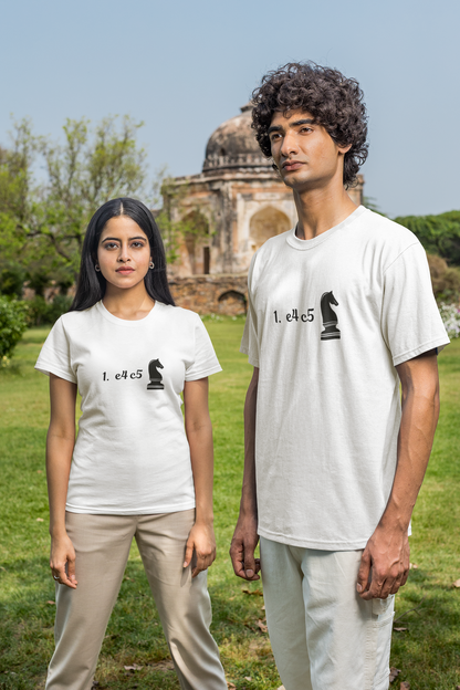 The Sicilian Code" Minimalist - Regular Fit - WHITE